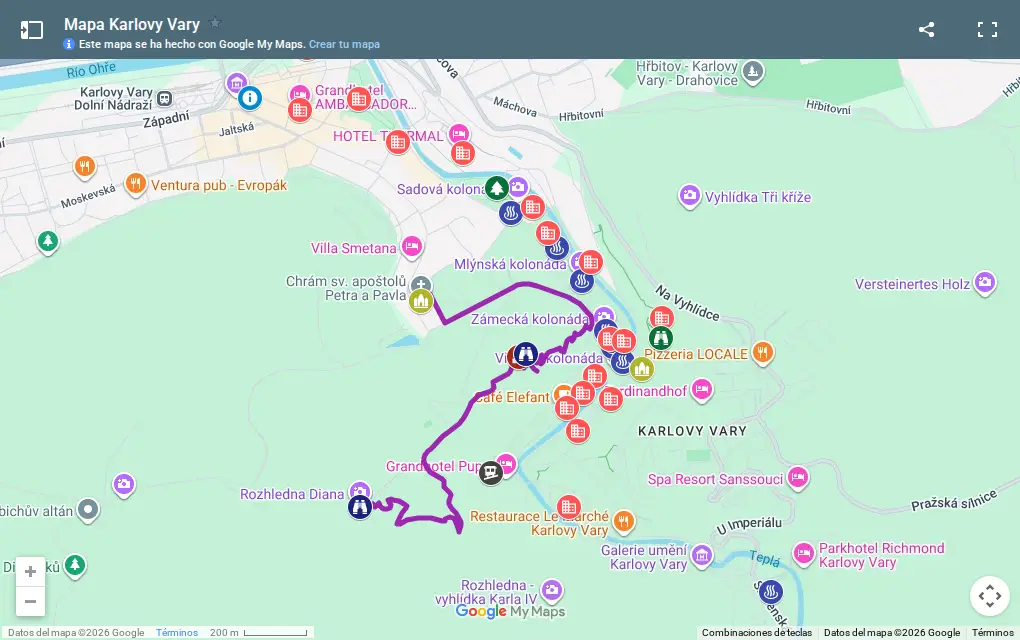Vista previa del mapa